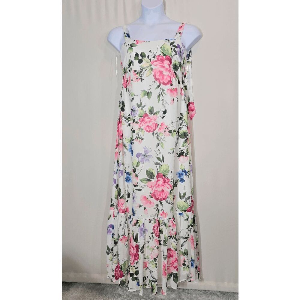 Yumi Kim White Splendor Pink Maternity Rosa Dress Medium